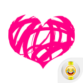 Sweet Cute Love Heart Stickers icon