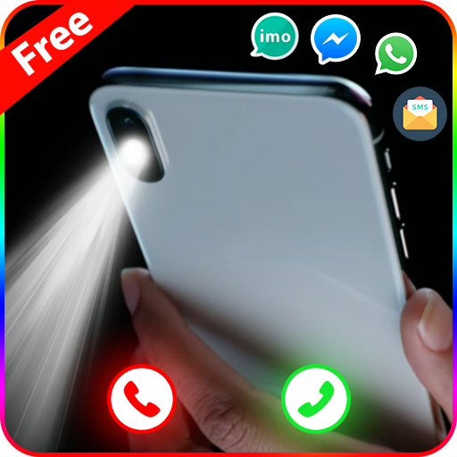 Flash alert on call and sms: Flashlight alert icon