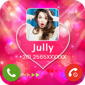 3D Color Caller Screen - Love Caller Screen أيقونة
