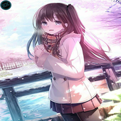 Anime Girl Wallpapers Offline icon