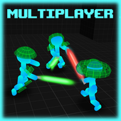 Stickman Multiplayer: Neon Warriors io icon