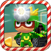 Kids drift racing icon
