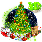 3D Christmas tree launcher theme icon