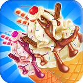 Ice Cream Cone Maker Frozen Dessert-Cooking games icon