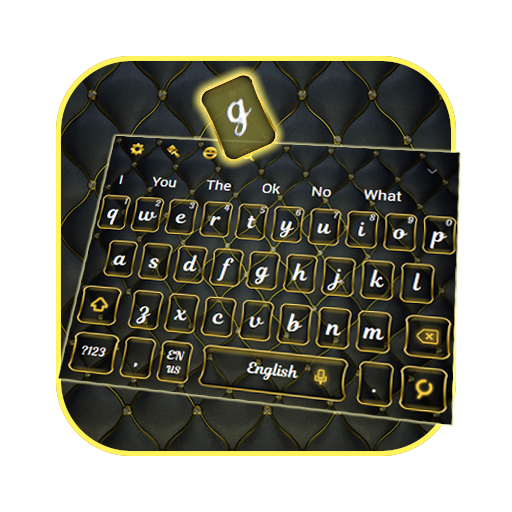 Black Gold Keyboard icon