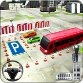 Coach Bus Parking City Driving icon