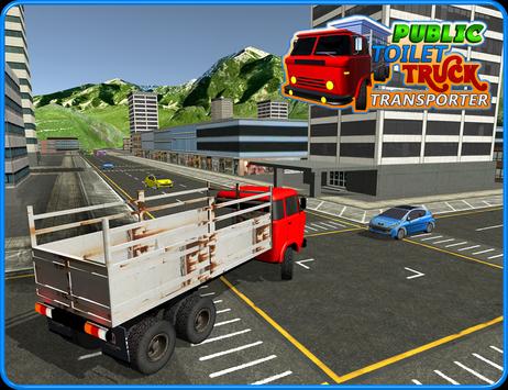 Public Toilet Cargo Truck 3D screenshot 6