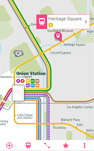 Los Angeles Rail Map screenshot 1