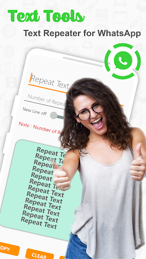 Text tools-Stylish font,Text Repeater for WhatsApp screenshot 5