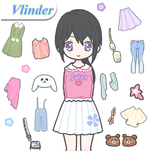 Vlinder Girl: Dress up games icon