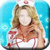 Sexy Nurse Photo Montage icon