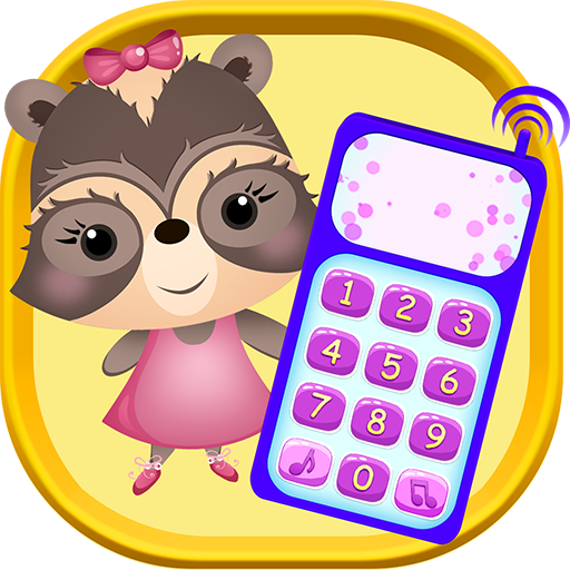 Candy Raccoon: Baby Phone icon