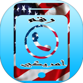 رقم أمريكي أيقونة
