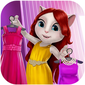 Talking Cat Fashion Dress Up icon