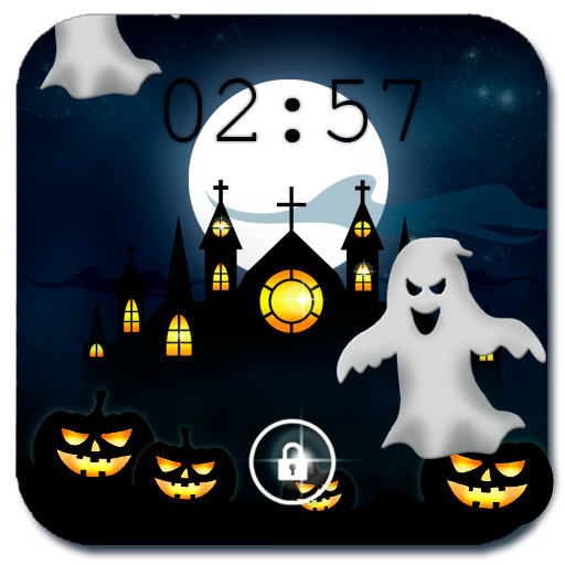 Halloween Night Ghost LWP أيقونة