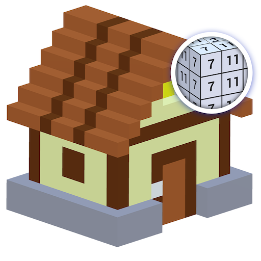 House Voxel Paint by Number - 3D Glitter Coloring icon