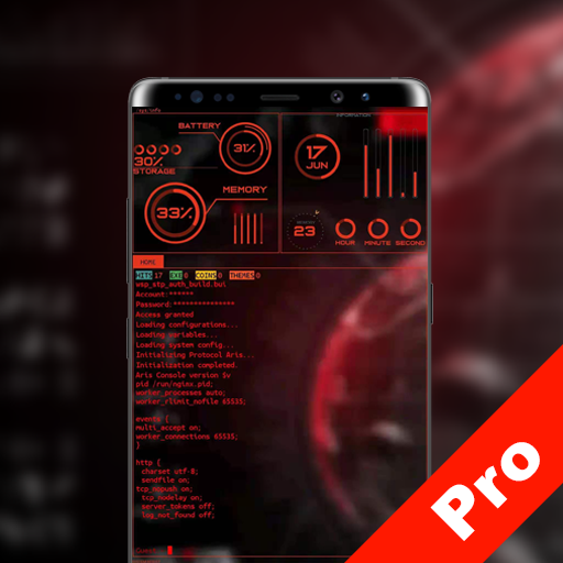 Hacker Launcher Pro - Aris Themes icon