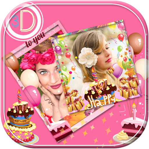 3D Birthday Photo Frame icon