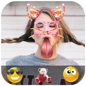 Face live camera-sweet camera,selfie sticker icon