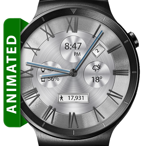 Classic White HD Watch Face icon