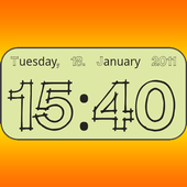 Clock Widget digital icon