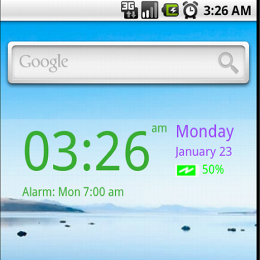 My Color Digital Clock Widget (No ad) icon