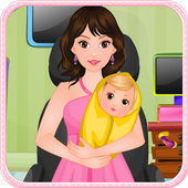Mom Newborn Baby icon