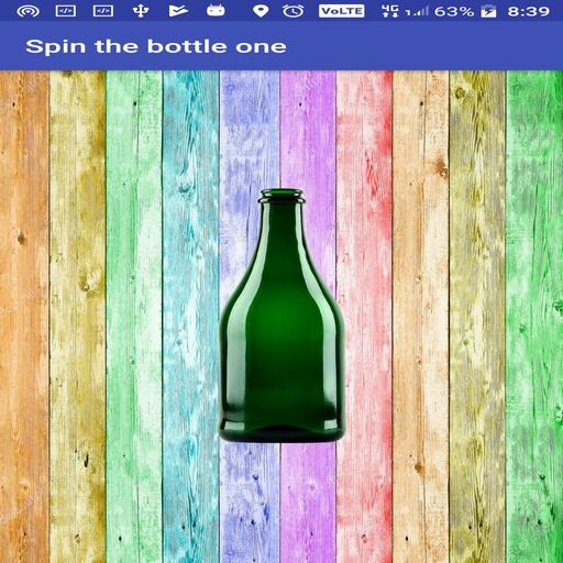 Spin the bottle one icon