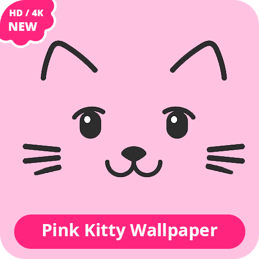 4K Pink Kitty Wallpaper icon