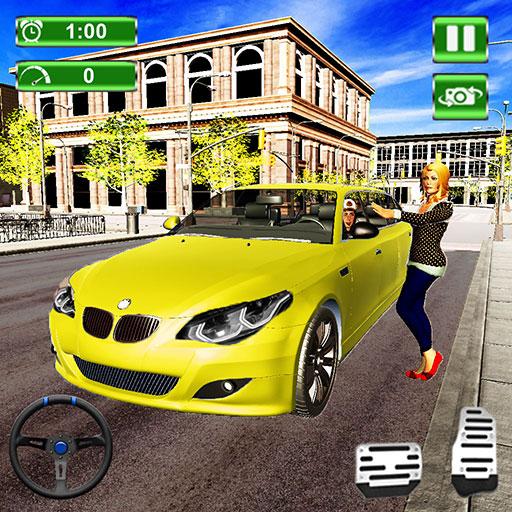 Luxury Limousine Car Taxi Game 2018 icon