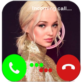 Dove Cameron fake call icon