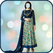 Anarkali Dress Photo Suit Editor icon