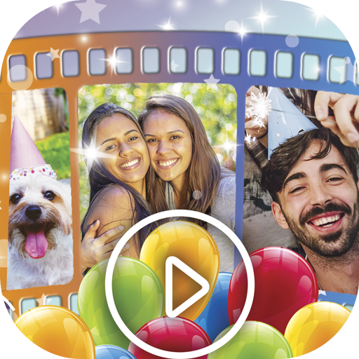 Foto Video De Cumpleaños Feliz - Videos Cumpleaños icon