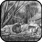 Pencil Sketch Drawing VIDEOs أيقونة