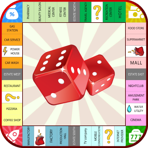 Monopolist Business Dice Board icon