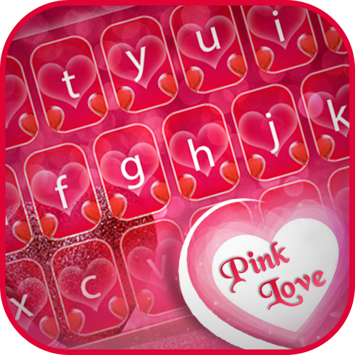 Pink Love Keyboard Theme icon