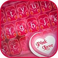 Pink Love Keyboard Theme