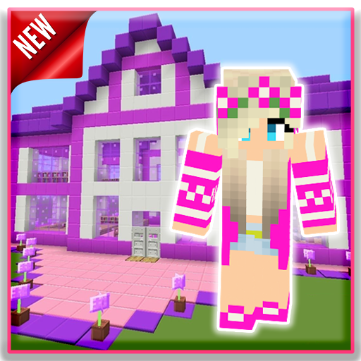 Mod Barbie Pink - Maps House Minecraft PE 2021 icon