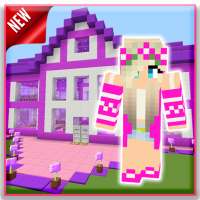 Mod Barbie Pink - Maps House Minecraft PE 2021