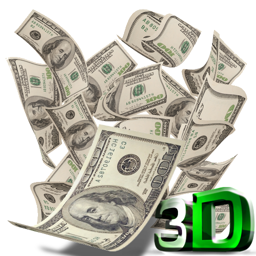 Falling Money 3D Wallpaper icon