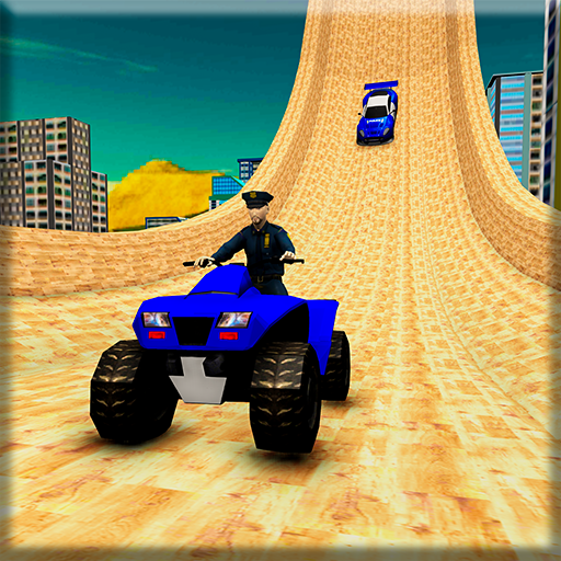 US Police ATV Quad Bike: Mega Ramp Cop Car Stunts icon