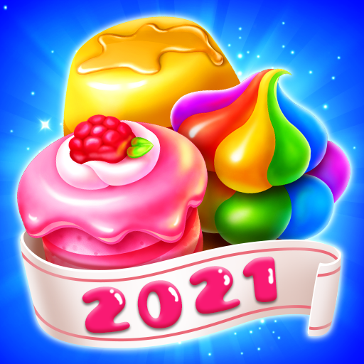 Cake Smash Mania - Swap and Match 3 Puzzle Game أيقونة