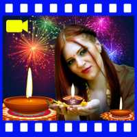 Diwali Video Maker: photo frames and Greetings