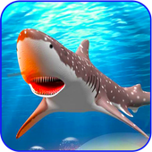 shark simulator 2019: angry shark 2019 icon