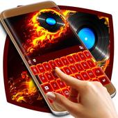 Vinyl Fire Keyboard Theme icon