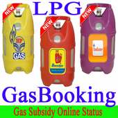 LPG GAS Booking Bharatgas Gas HP Indane Gas