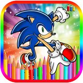 Color Book For Sonic Games icon