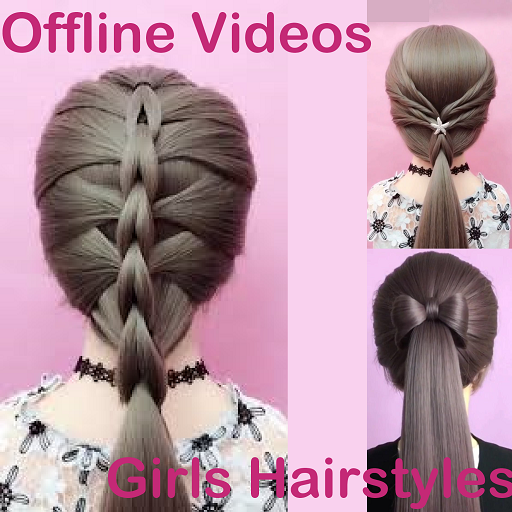 Girls hairstyle offline Videos icon