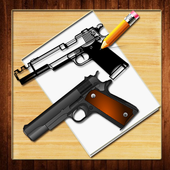 How to Draw Gun icon