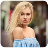 blur image editor : blur background of a picture icon